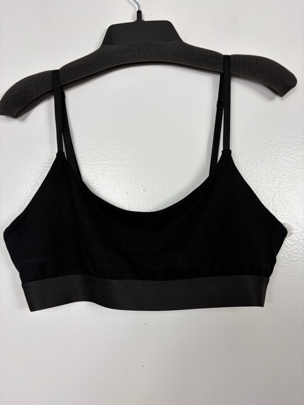 CDLP Black Seamless Scoop Bralette XL